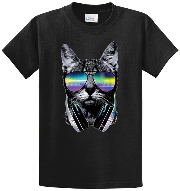 Dj Cat Printed Tee Shirt