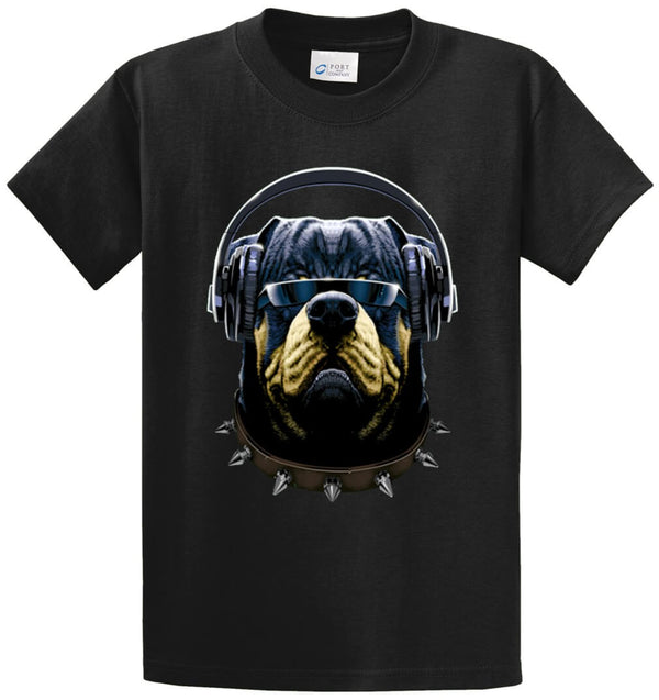 Cool Customer Rottweiler Printed Tee Shirt