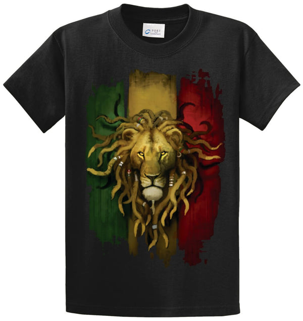 Rasta Lion (Oversized) Printed Tee Shirt