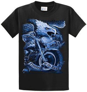 Freedom Of The Road Printed Tee Shirt