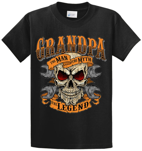 Grandpa The Legend Printed Tee Shirt