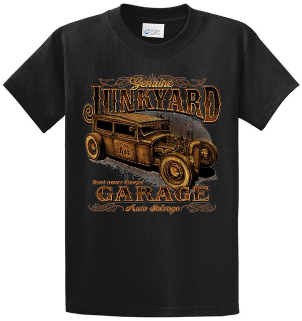 Junkyard Garage Printed Tee Shirt