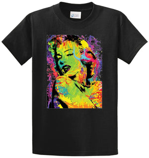 Colorful Woman Printed Tee Shirt