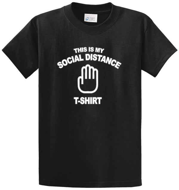 Social Distance Tshirt Printed Tee Shirt