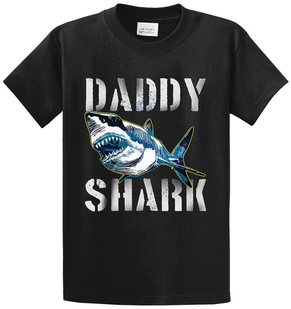 Daddy Shark Printed Tee Shirt