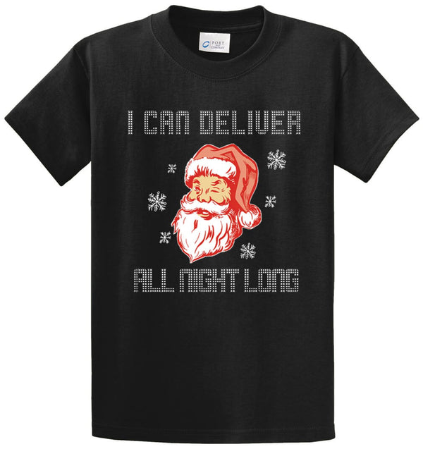 Santa Delivers Printed Tee Shirt