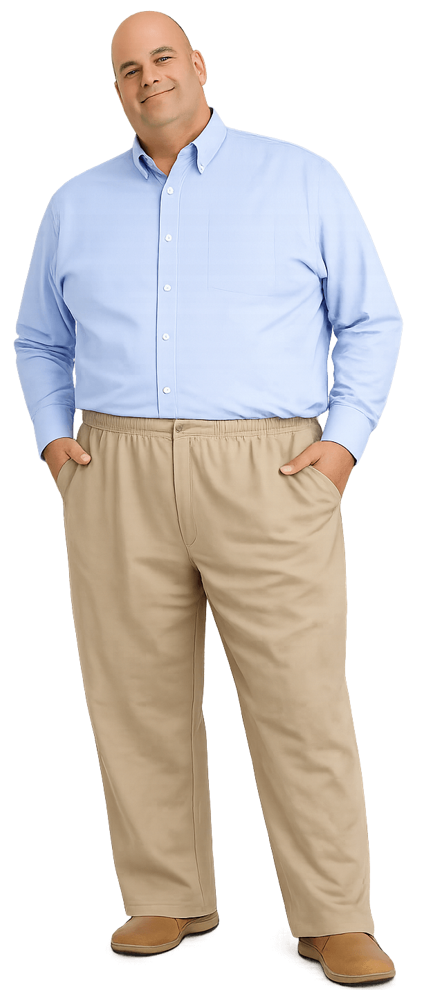 Falcon Bay Men's Full Elastic Casual Pant 38-72w-1