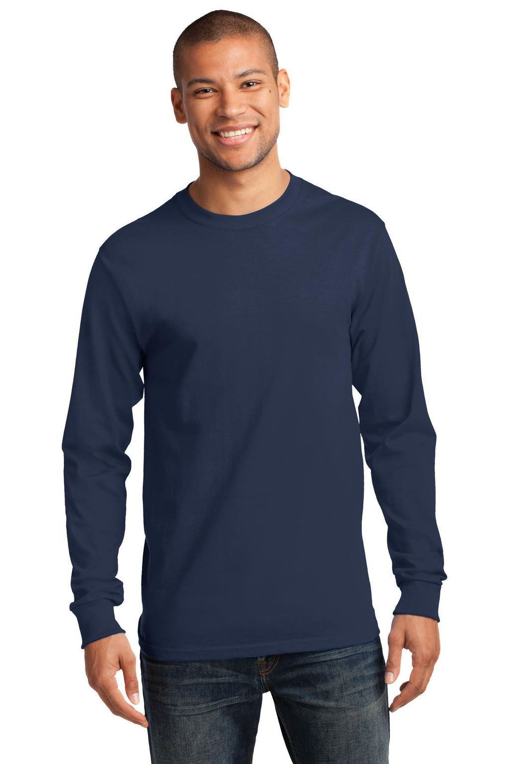 Port & Company Long Sleeve Essential T-Shirt MD-4XL and LT-4XT-5
