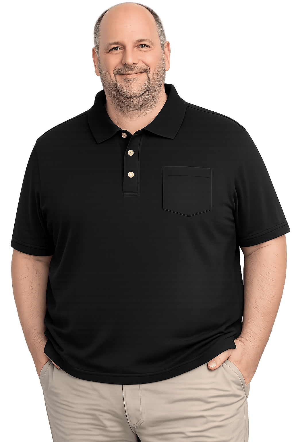 Falcon Bay Poly/cotton Pique Polo With Pocket 5XL-10XL and 4XT-6XT-3