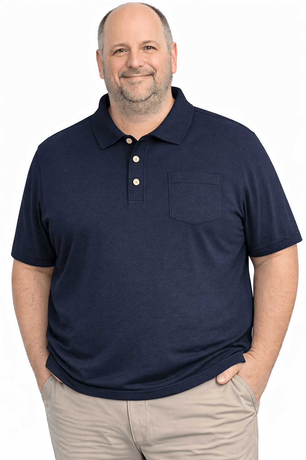 Falcon Bay Poly/cotton Pique Polo With Pocket 5XL-10XL and 4XT-6XT-4