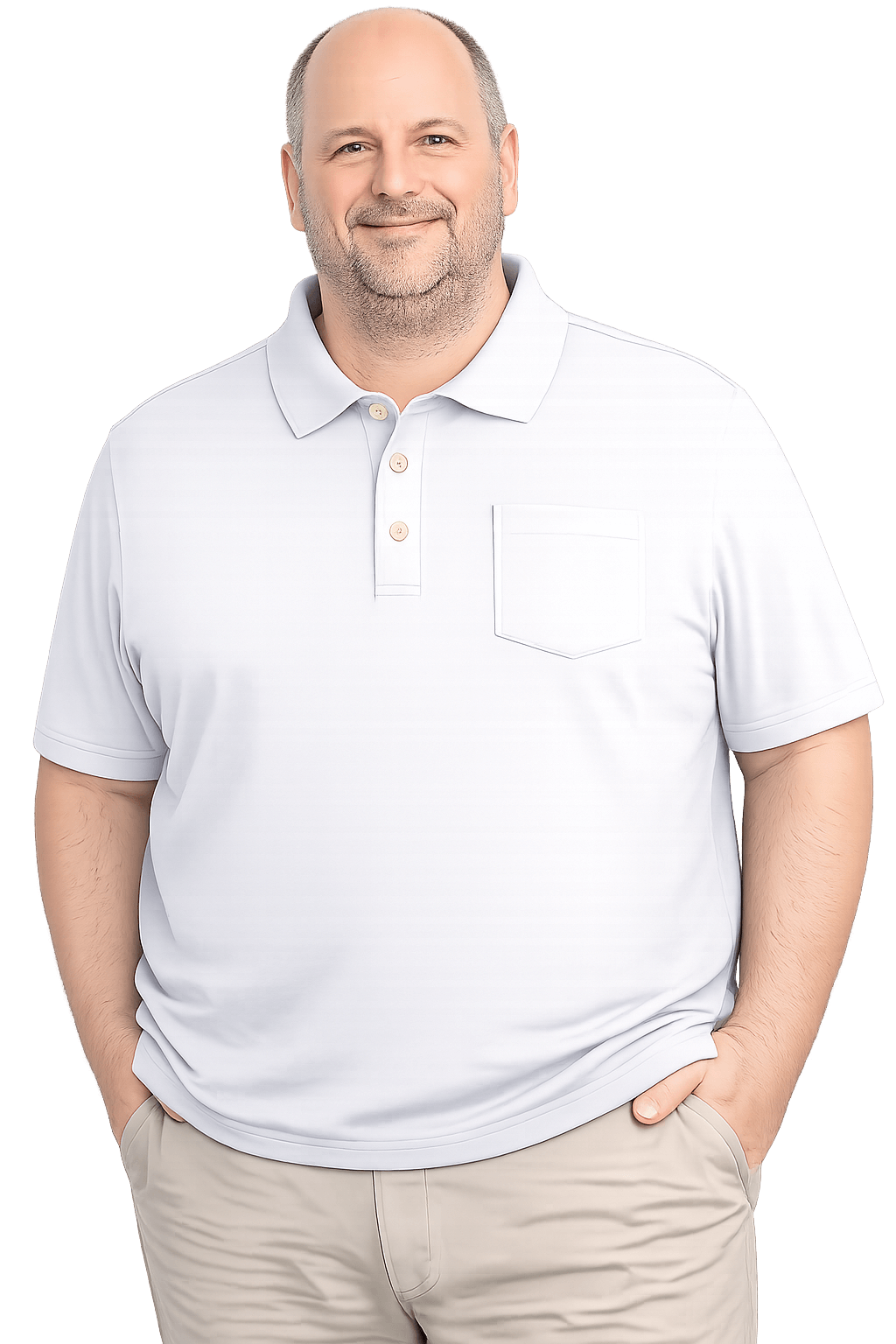 Falcon Bay Poly/cotton Pique Polo With Pocket 5XL-10XL and 4XT-6XT-7