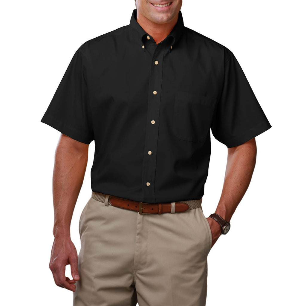 Blue Generation Men's Short Sleeve Easy Care Poplin Shirt LG-10XL and LT-3XT-7
