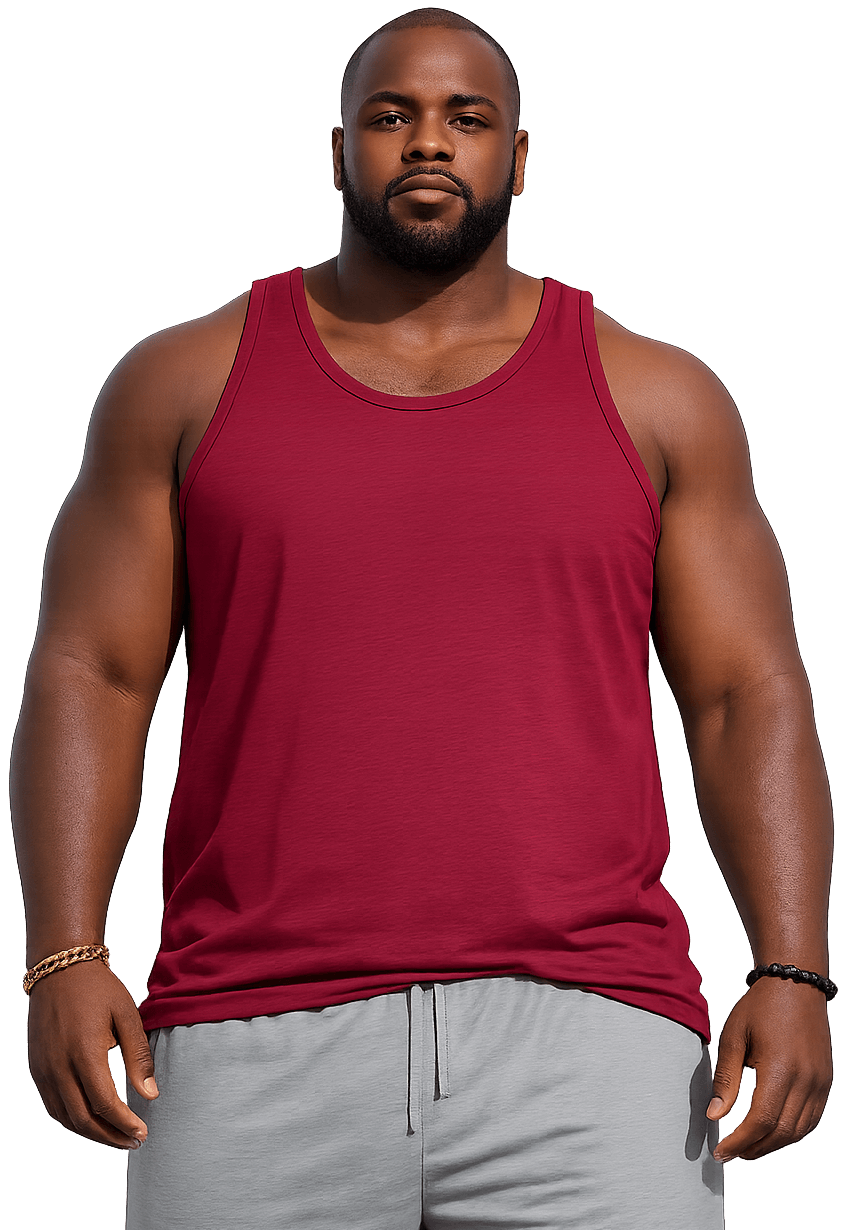 Falcon Bay Big Man Cotton Tank Top 2XL-10XL and 2XT-6XT-5