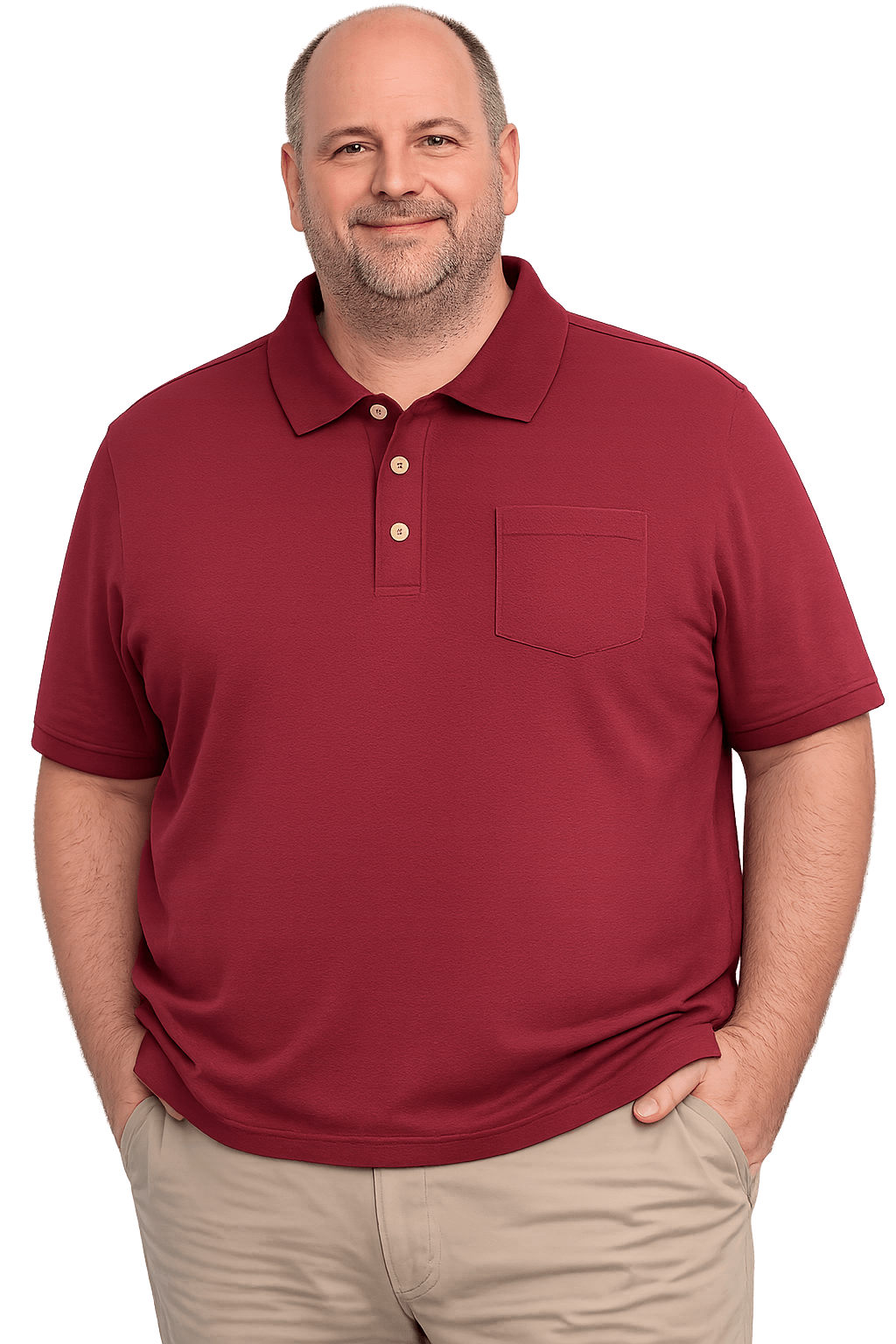 Falcon Bay Poly/cotton Pique Polo With Pocket 5XL-10XL and 4XT-6XT-1