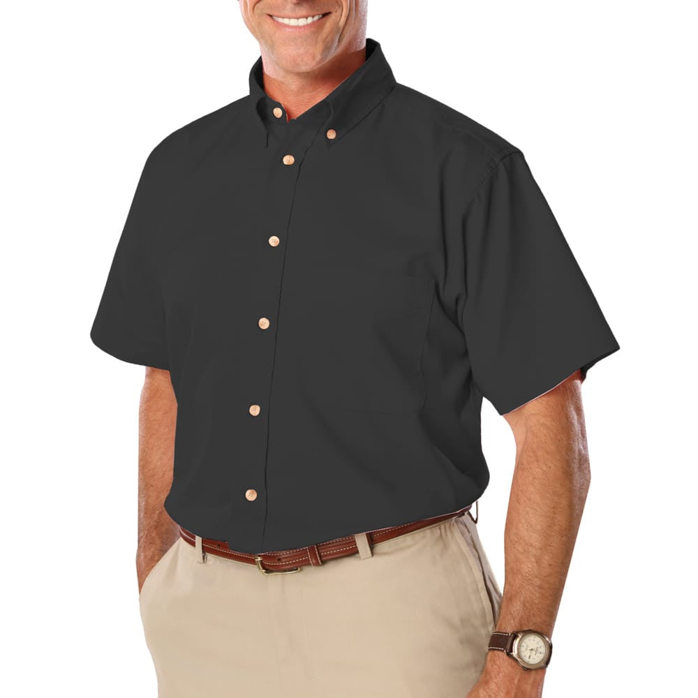 Blue Generation Men's Short Sleeve Cotton Twill Shirt SM-7XL-2