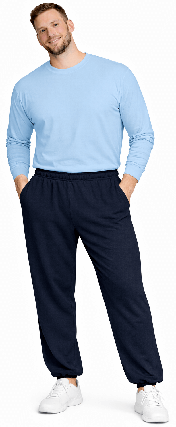 big and tall man jersey pant navy