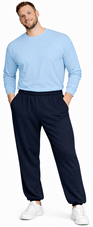 big and tall man jersey pant navy