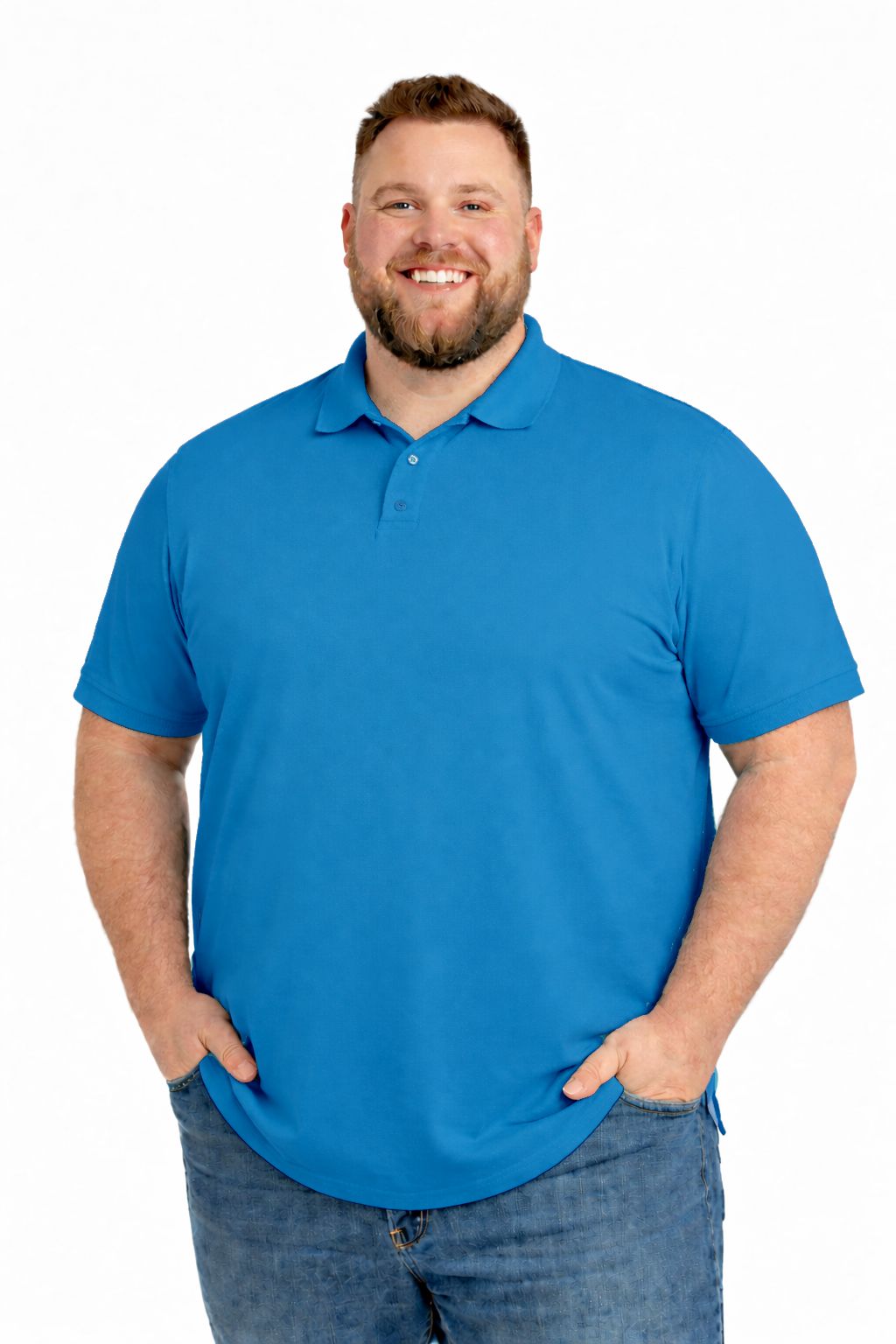 GREYSTONE 60/40 Big Tall Man PIQUE POLO SHIRT 4XL-14XL-6