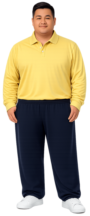 big and tall size navy sweatpants