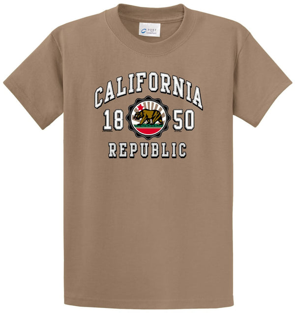 T-shirt Uomo Republic Of California 'Je Me Caille Les Miches' – Taglia XS, Licenza Ufficiale