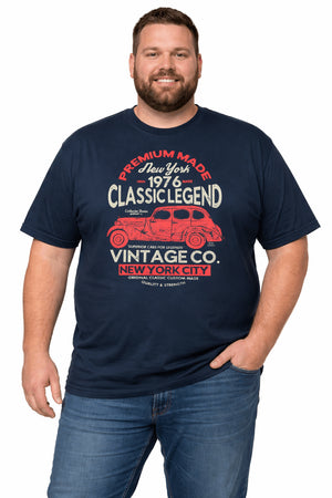 KAM JEANS BRAND BIG MAN CLASSIC LEGENDS GRAPHIC TEE 4XL-8XL