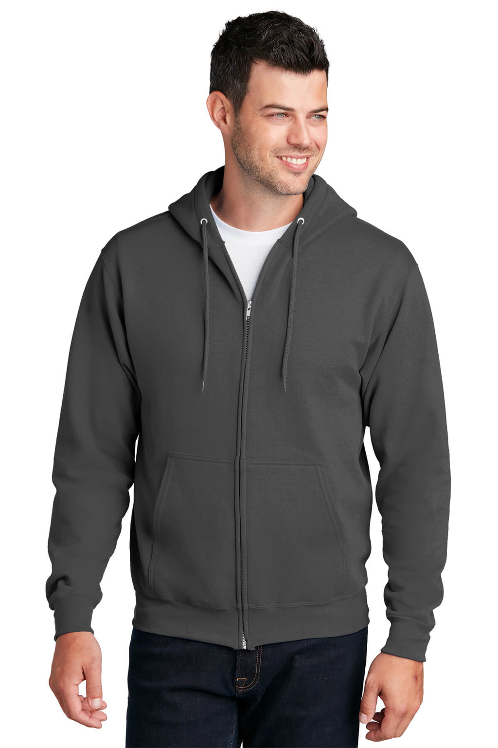 Port & Company Core Fleece Full-Zip Hooded Sweatshirt MD-6XL-10