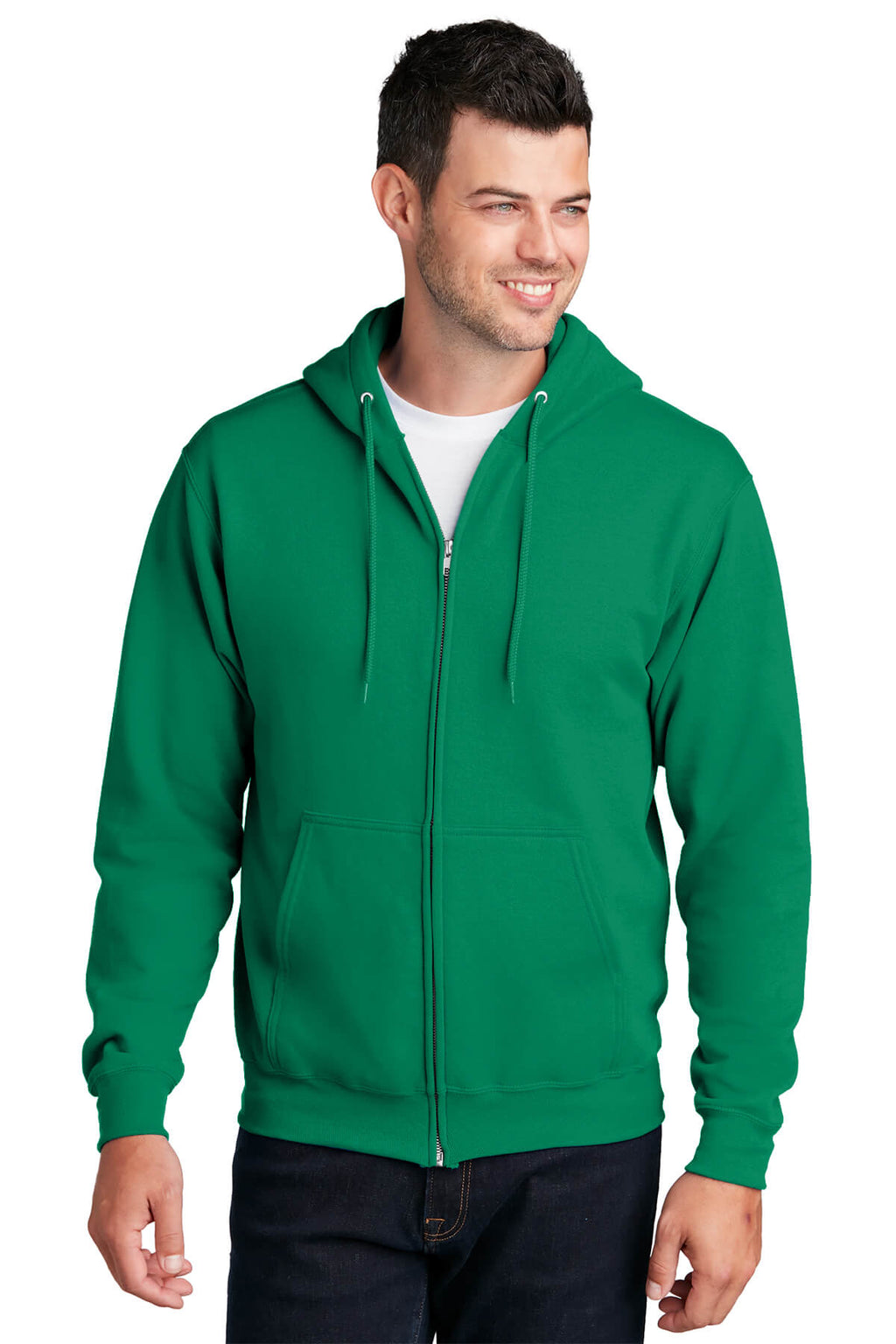 Port & Company Core Fleece Full-Zip Hooded Sweatshirt MD-6XL-8