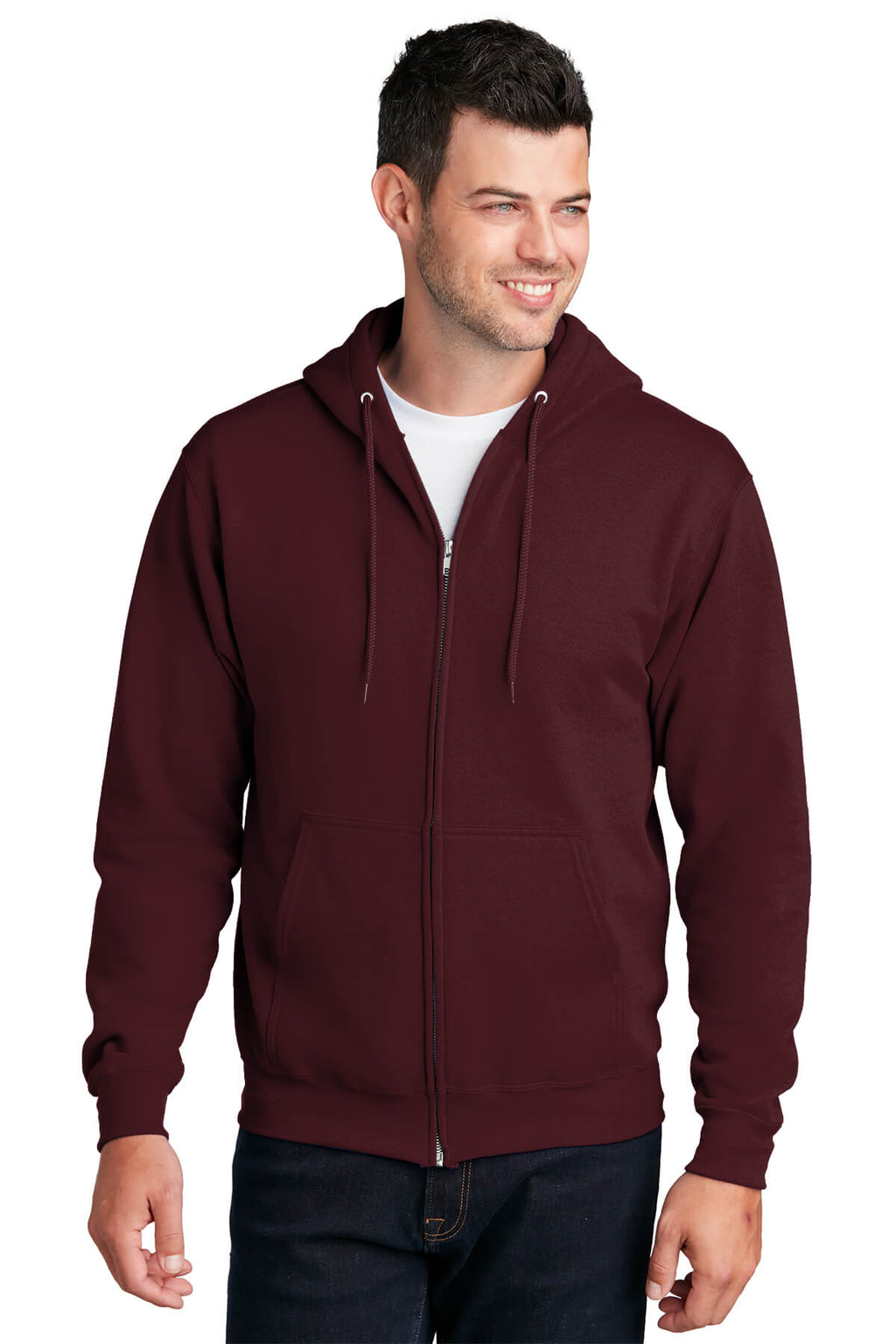 Port & Company Core Fleece Full-Zip Hooded Sweatshirt MD-6XL-4
