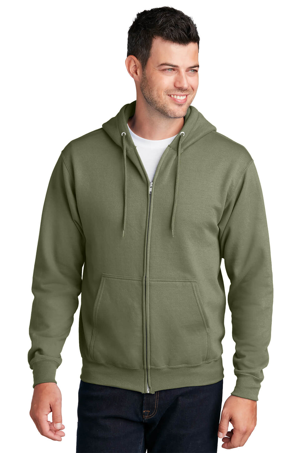 Port & Company Core Fleece Full-Zip Hooded Sweatshirt MD-6XL-9