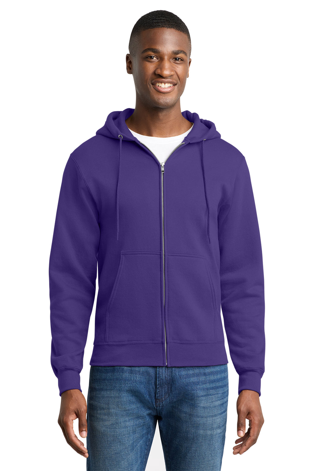 Port & Company Core Fleece Full-Zip Hooded Sweatshirt MD-6XL-16