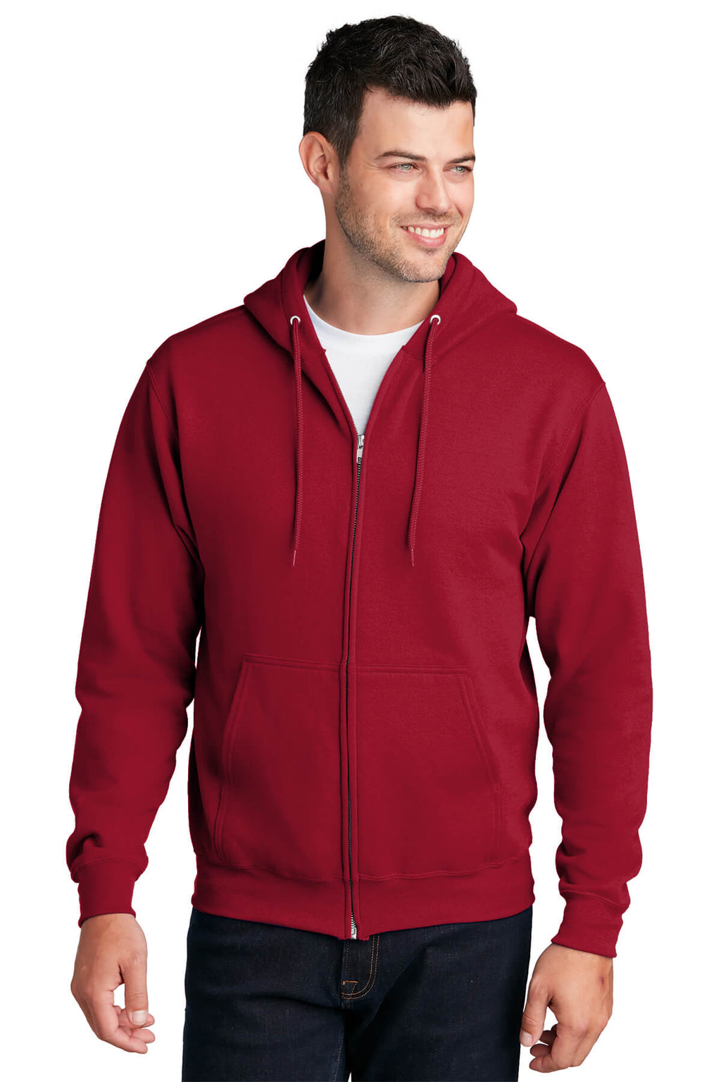Port & Company Core Fleece Full-Zip Hooded Sweatshirt MD-6XL-5
