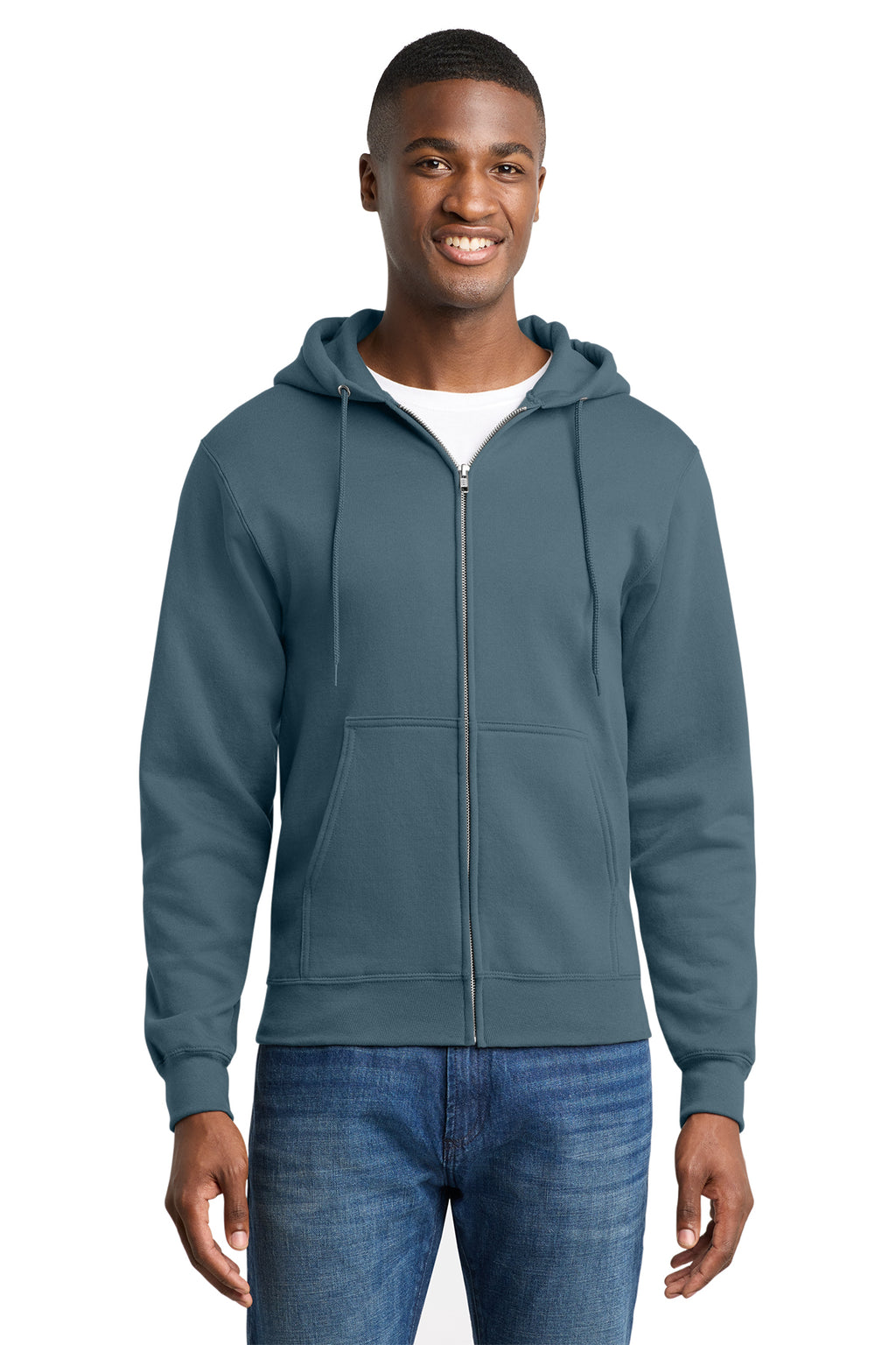 Port & Company Core Fleece Full-Zip Hooded Sweatshirt MD-6XL-18