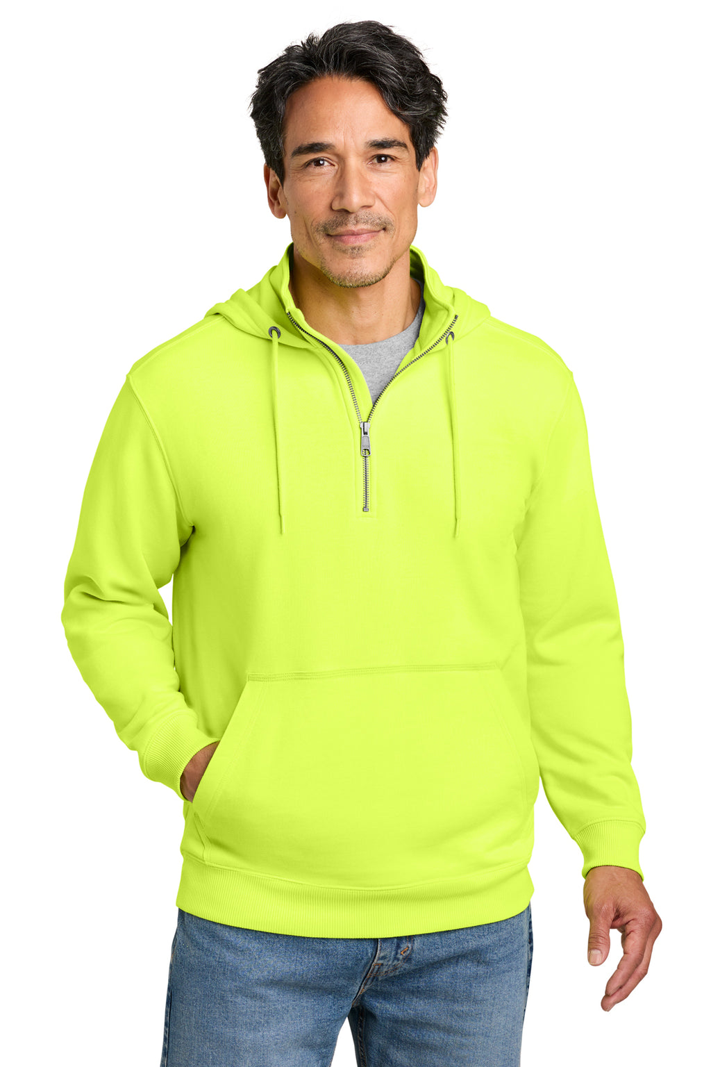 CornerStone Tough Fleece 1/4-Zip Hoodie SM-6XL-5