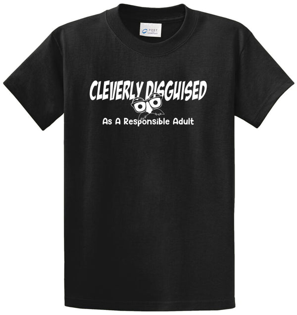 Cleverly Disguised Printed Tee Shirt