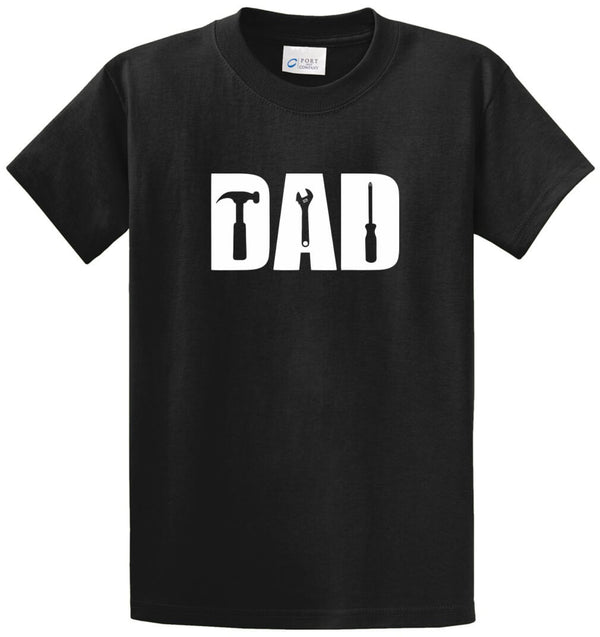 Dad Tools Printed Tee Shirt