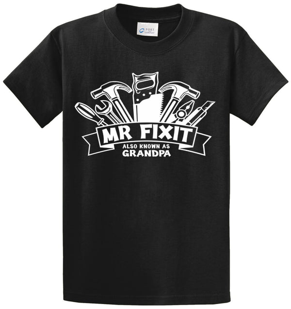 Mr Fixit Grandpa Printed Tee Shirt