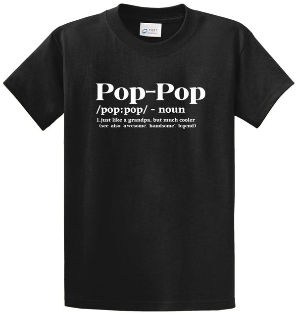 Pop Pop Definition Printed Tee Shirt