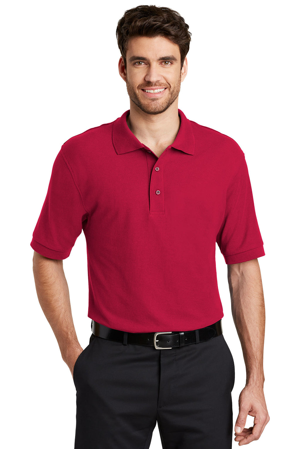 Port Authority Men's TALL Silk Touch Polo Shirt LT-4XT-3