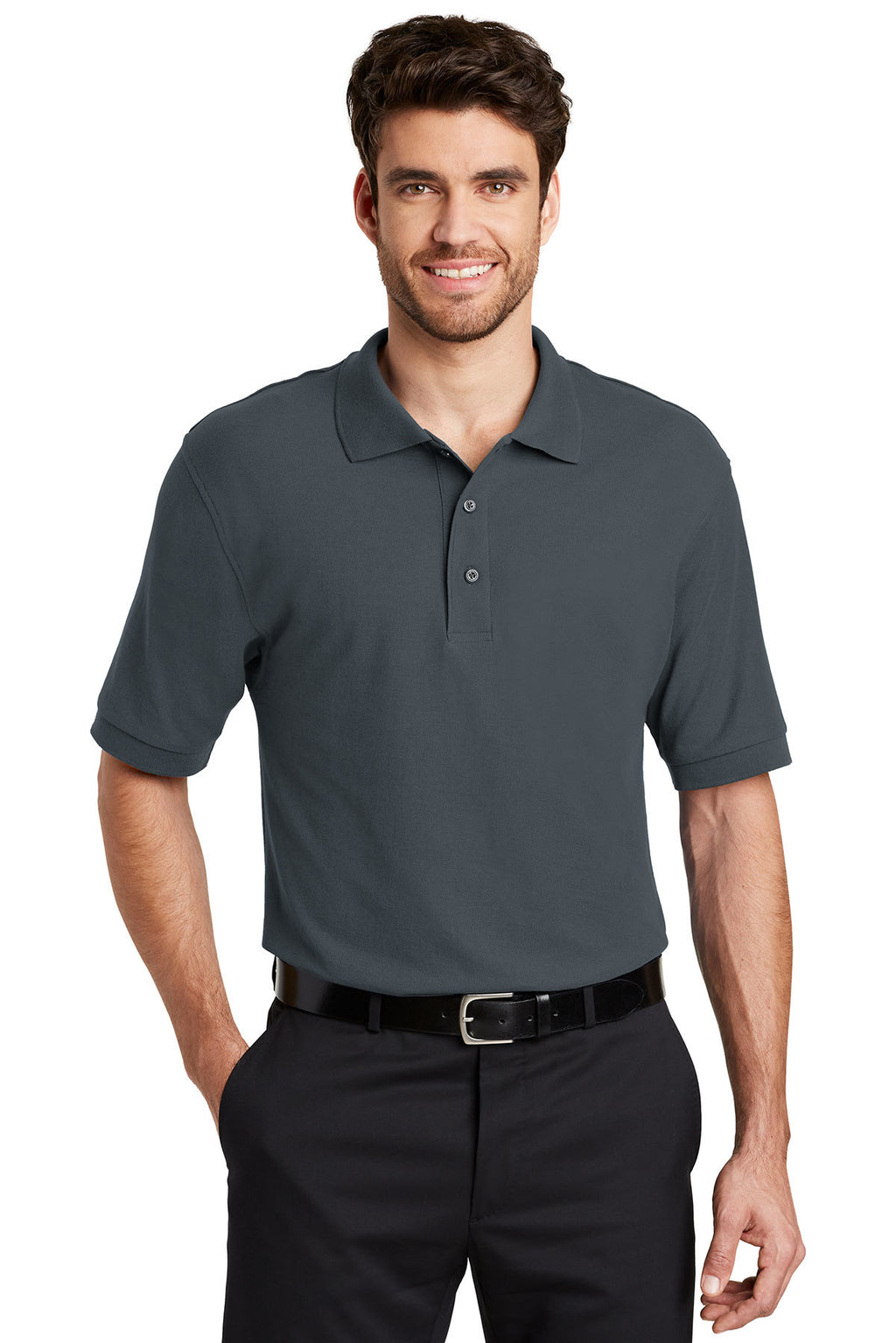 Port Authority Men's TALL Silk Touch Polo Shirt LT-4XT-1