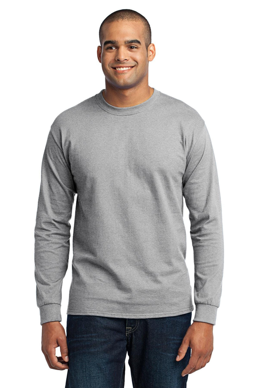 Port & Company 50/50 Poly/Cotton Long Sleeve Tee 2XL-6XL and LT-4XT
