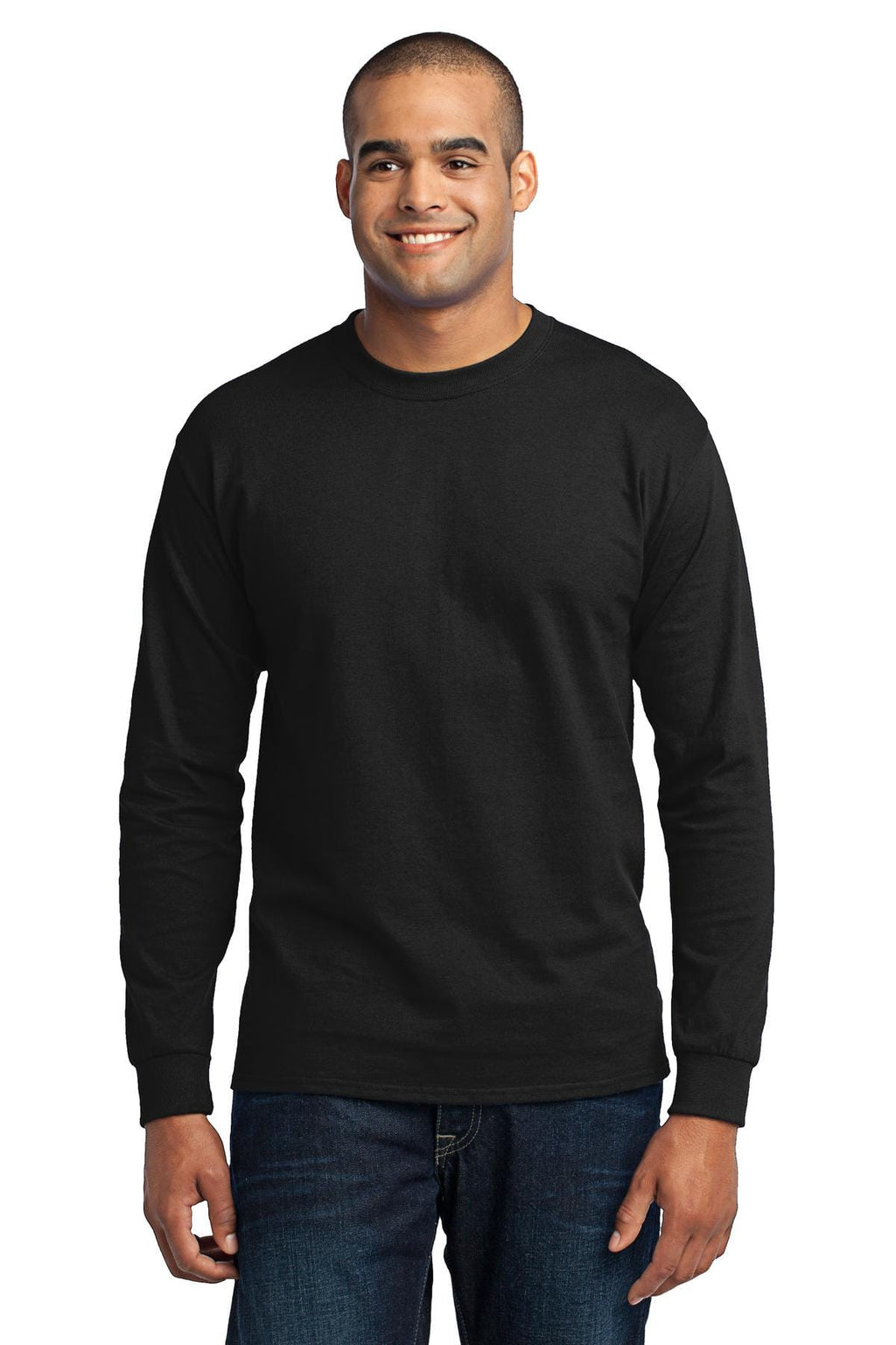 Port & Company 50/50 Poly/Cotton Long Sleeve Tee 2XL-6XL and LT-4XT-11
