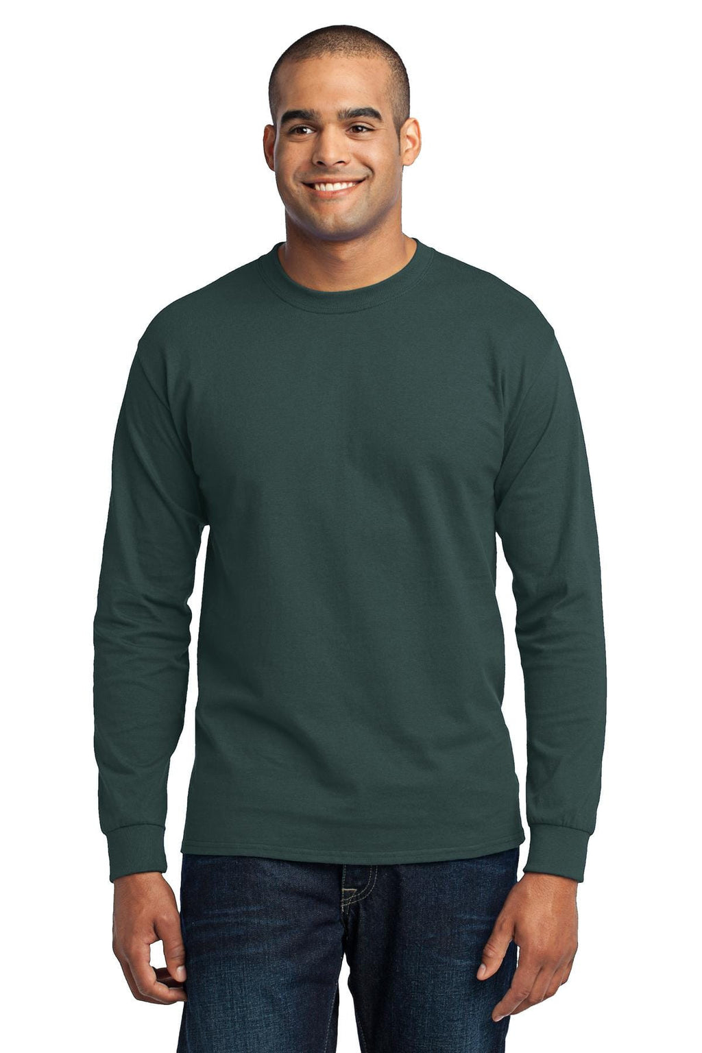 Port & Company 50/50 Poly/Cotton Long Sleeve Tee 2XL-6XL and LT-4XT-7