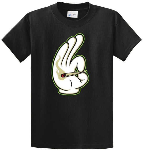 Hand With Joint Printed Tee Shirt
