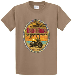 Beach Biker Printed Tee Shirt
