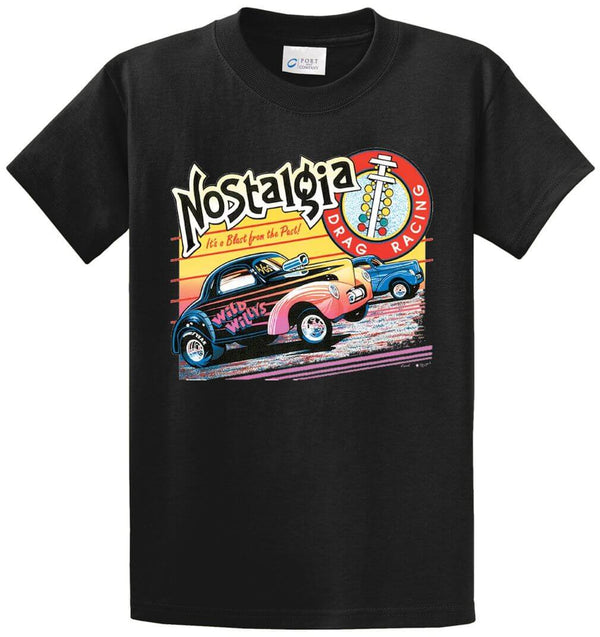 50'S Nostalgia Hot Rod Printed Tee Shirt
