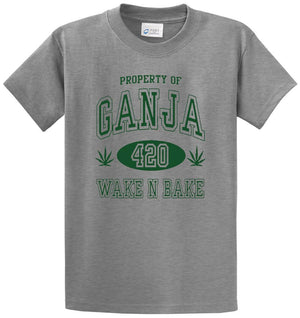 Property Of Ganja Printed Tee Shirt