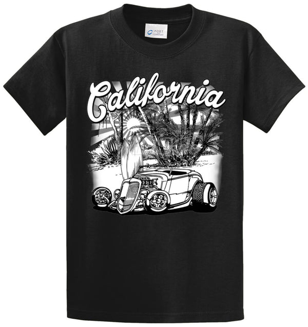 California Hot Rod Printed Tee Shirt