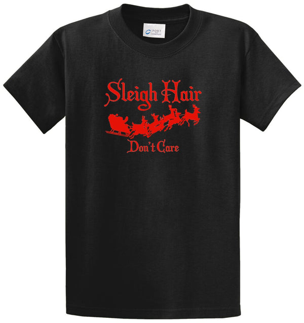 Sleigh Hair Don'T Care Printed Tee Shirt