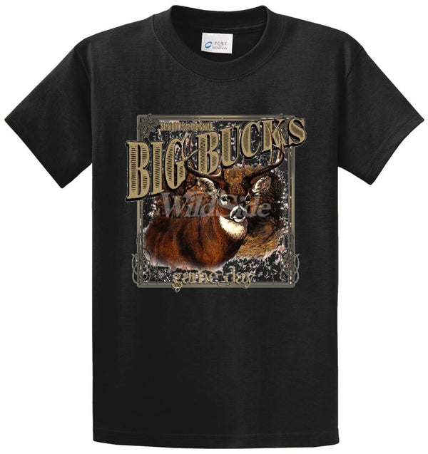 Big Bucks Game Day  Printed Tee Shirt