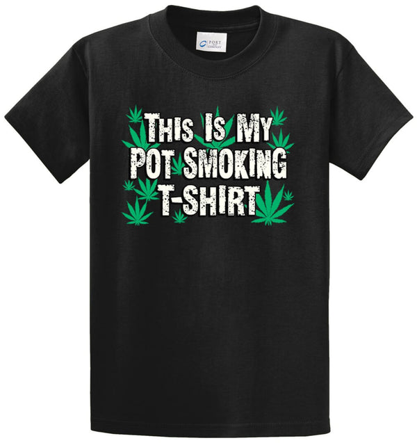 Pot Smoking Shirt Printed Tee Shirt